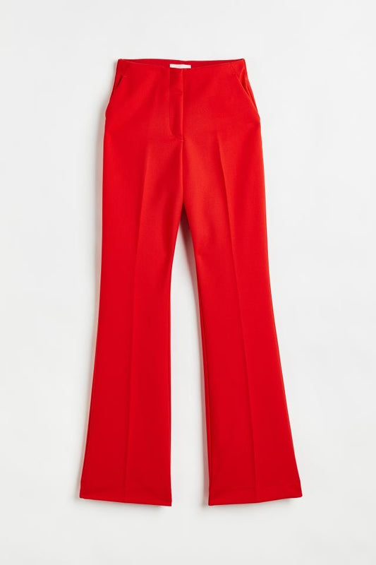 Red tailored trouser by Format