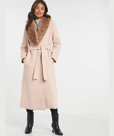 Capsule Women's Faux Trench Fur Coats