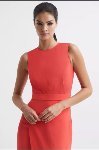 Reiss  sleeveless mid-length bodycon dress